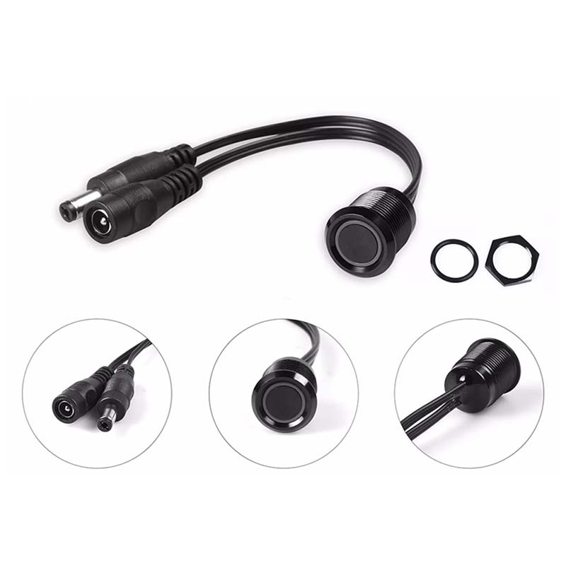 DC12-24V Black LED Dimmer Touch Switch For Single Color LED Light Strips DC12-24V Black LED Dimmer Touch Switch For Single Color LED Light Strips